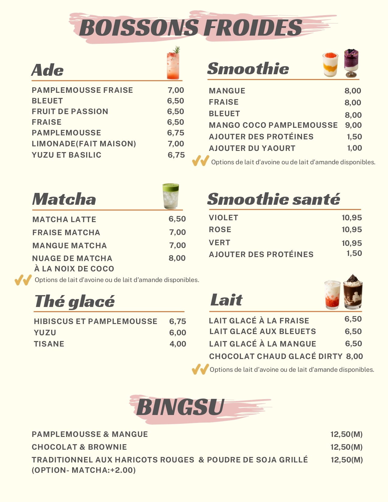 Menu page 4